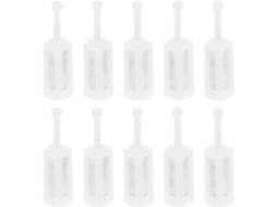 10 filtros descartáveis para pistola de pintura de nylon com malha fina para atomizadores por gravidade S/MARCA