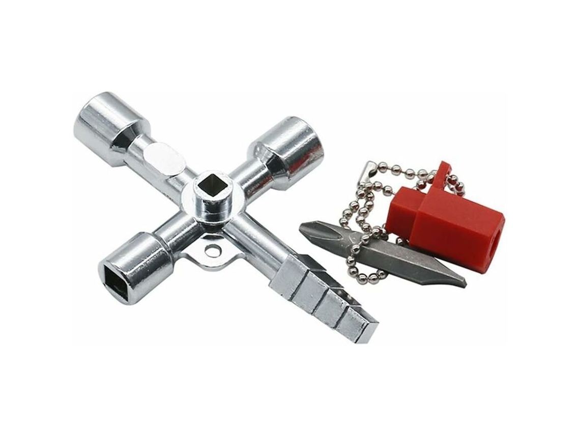 Chave Universal Triangular E Quadrada Para Armários Elétricos De Trens Elevadores. Ferramenta Manual Multifuncional