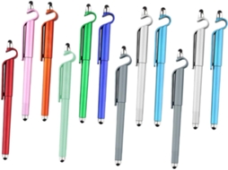 Conjunto De 12 Canetas Em Gel Multiuso Para Telas Sensíveis Ao Toque, Suporte Para Celular Para Estudantes, Plástico Abs E As Gokoco