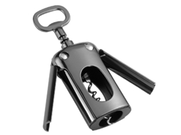 Abridor De Rolhas Em Liga Zinco Com Tampa Alta Qualidade, Ideal Para Garçons, Bartenders, Bares, Residências E Restaurantes