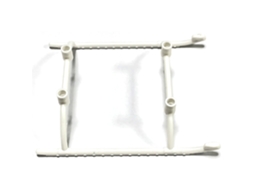 Trem de Aterragem de Peças Sobressalentes para Helicóptero Rc Uh 1 Rc Era C032 de Cor Branca. MDUG