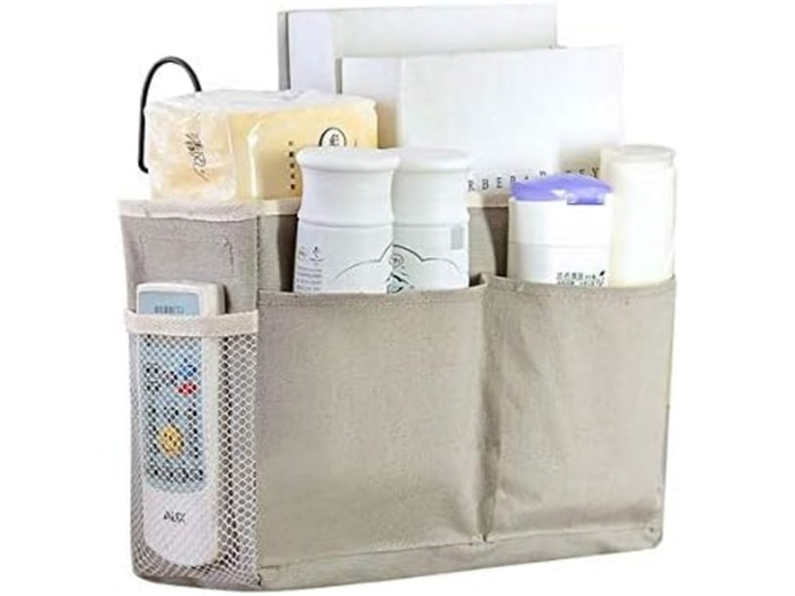 Lurelia Bolsa De Cabeceira, Suspensa, Em Ferro, Para Cama, 30x10x19cm, Leitura Fácil