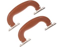 Magiclulu Conjunto De 2 Alças Grandes Plástico Para Bagagem Com Suporte Liga Zinco, Puxador Ergonômico De Substituição
