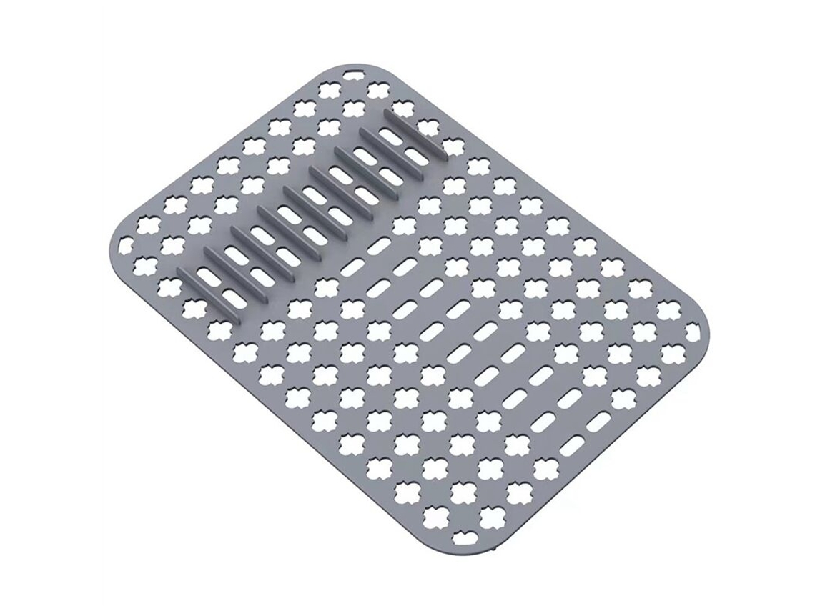 Protetor de Silicone para Pia, Pacote com 1 Unidade, Grade de Silicone para o Fundo da Pia, Tapete para Pias de Aço Inoxidável AQUAFORGE