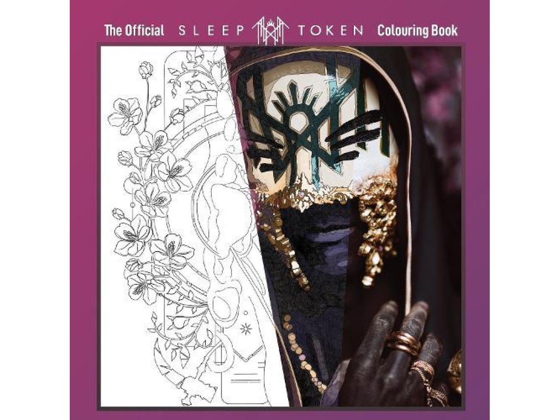 Livro Official Sleep Token Colouring Book de Rock N' Roll Colouring (Inglês)
