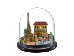Maquete Em Miniatura 3d Da Paris Romântica, 14x14x137 Cm X 14x14x14 Cm