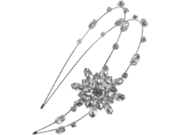 Tiara Feminina Elegante, Acessório De Cabelo Floral Brilhante, Ideal Para Casamentos E Eventos.