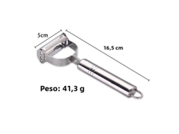 Descascador Multifuncional Quatro em um em Aço Inoxidável, Utensílio de Cozinha Portátil e Afiado MDUG (estilo 2)