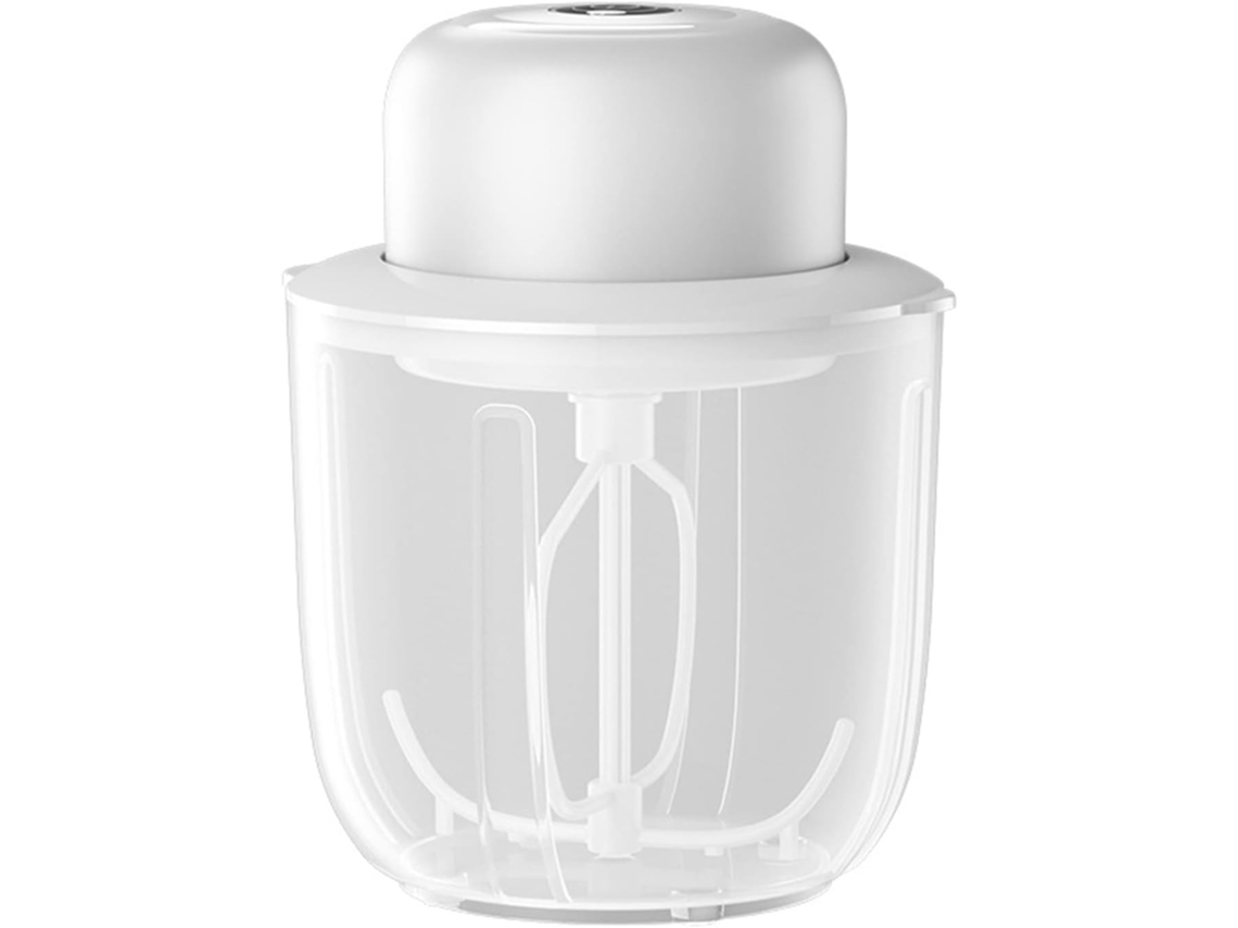 Espumador Elétrico de Leite AQUAFORGE portátil, aço inoxidável, para café, ovos, preto