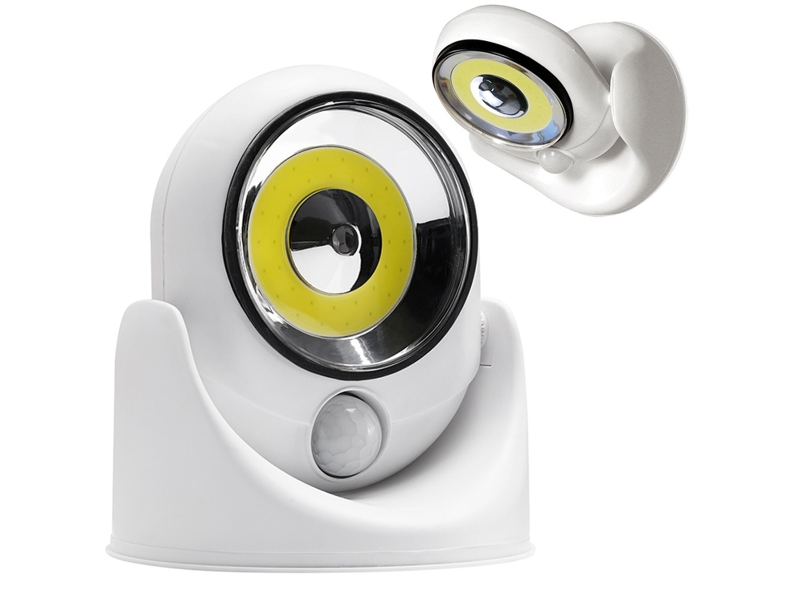 Lurelia Lâmpada Led Sem Fio Com Sensor De Movimento - Rotação 360°