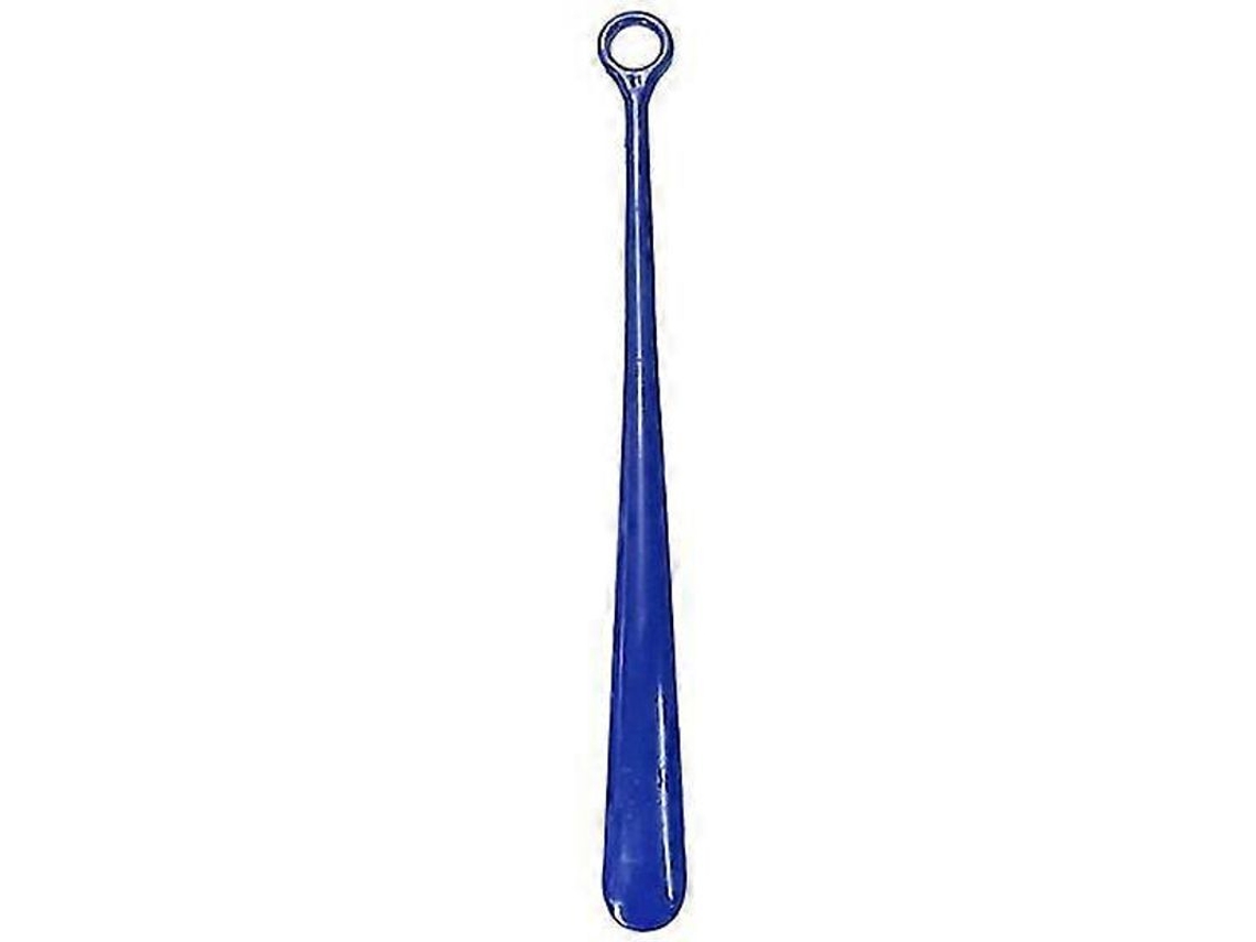 Cuchara De Engancha Zapatos Plástico Com Buraco 47cm Azul Material Ps Azul