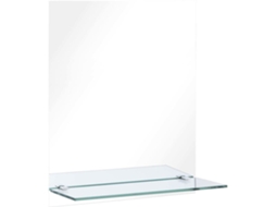 Wall Mirror, Wall Mirrors Vidaxl Prateado Vidro (20 X 40 Cm)