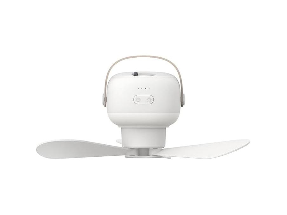 Ventilador MDUG portátil para camping, 7200mah, com luz