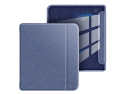 Capa para Kobo Libra Color 7 Polegadas SIURN em acrílico com glitter azul escuro