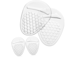 Packove 2-pares De Almofadas Silicone Para Calcanhar E Antepé Com Gel Uso Diário Eventos Formais