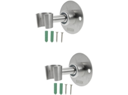 Suporte De Maçaneta De Porta Ajustável De Parede Em Aço Inoxidável, 2 Peças, Com Parafusos.