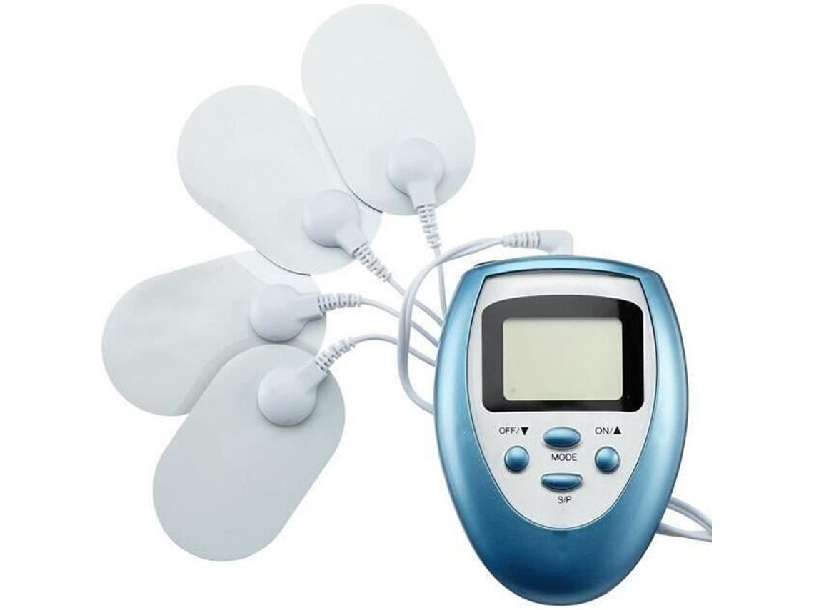 Aparelho De Eletroestimulação Eletroestimulação Massageador Emagrecedor 4 Patches 8 Programas Tela Lcd Zutta Tech