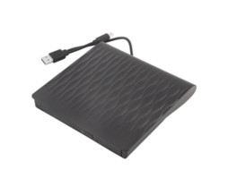 Lurelia Leitor Dvd Externo Usb 3.0, Unidade Cd/dvd Portátil De Baixo Ruído Para Laptop E Pc, Preto