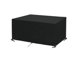 Capa Para Móveis De Jardim 315x160x74cm, Impermeável, Cobertura Protetora Para Mesa, Sofá, Poltrona, Cadeiras, Preto Btforus