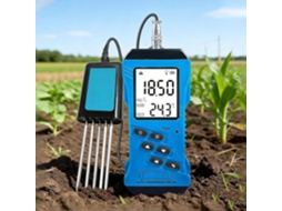 Medidor De Solo 7em 1-digital Testador Ph, Fertilidade, Temperatura Do E Ar, Umidade Para Plantas Interior