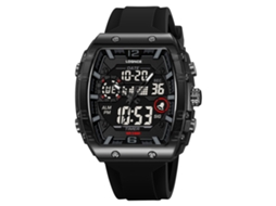 Relógio Eletrônico Digital Luminoso Elegante e À Prova D'água , Relógio Esportivo Masculino MDUG (preto)