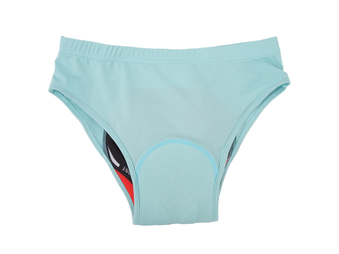 Calcinha Ciclismo Silicone Respirável Azul Claro Xl Verão