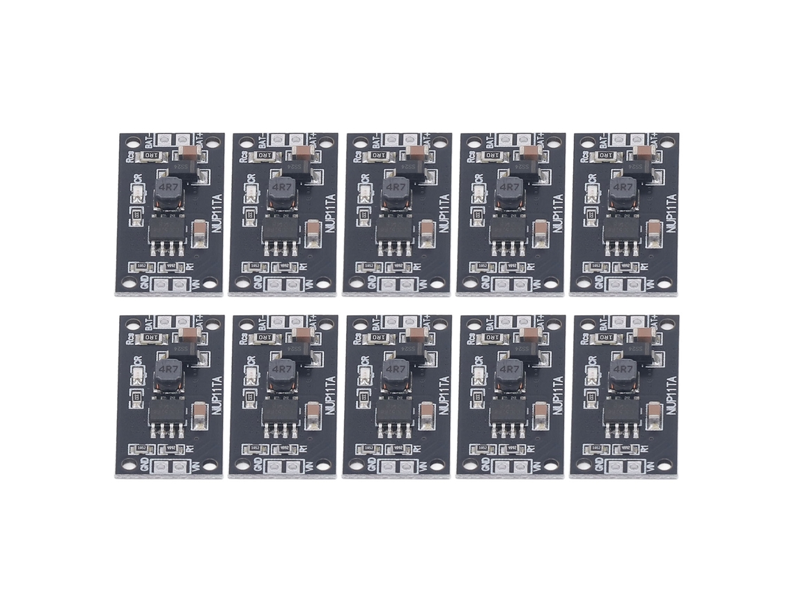 Módulo Carregador De Baterias 6s 10 Peças Placa De Carregamento Boost Para Baterias Nimh Nicd