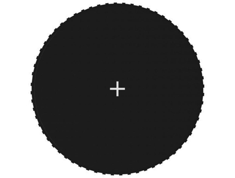 Tapete de salto para trampolim 3,66 m redondo preto