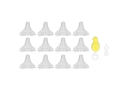 Mali 14pcs Tetina de Mamadeira Silicone Macia Inodora Fácil Limpeza Acessório de Reposição