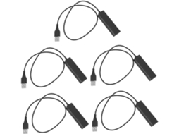 Adaptador Usb de 5 Peças para Fones, Compatível SFUSHOS