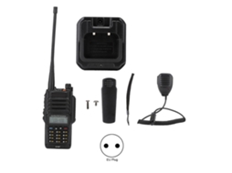 Aetheria rádio Portátil Baofeng Uv Xr Plus 128 Canais Ip57 À Prova D'água com Microfone de Mão