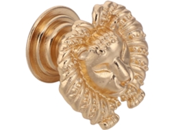 Puxadores Decorativos Partykindom Em Liga De Zinco Dourado Com Cabeça Tigre Para Gavetas Cômoda, Fáceis De Instalar