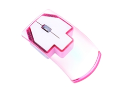 Rato Sem Fio LAXISCREED Rosa Ultra fino