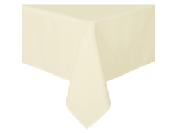 2026 mantel Quadrado 54x54 Polegadas Resistente a Manchas e Arrugas Lavável de Poliéster para Mesa de Jantar Festa Camping Bege