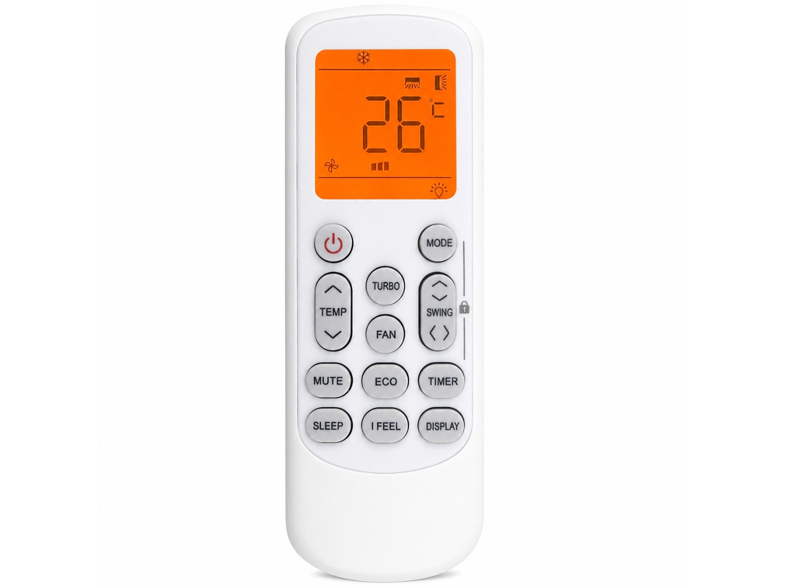 Comando Remoto Para Ar Condicionado Compatível Com Pioneer, Ecrã Retroiluminado_dae