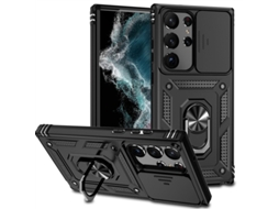 Capa Para Samsung S23 Ultra , Suporte De Anel Magnético Preto Hexinyigjly
