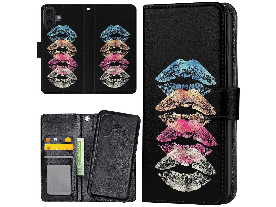 Capa Carteira/capa Com Borda Para Iphone 17
