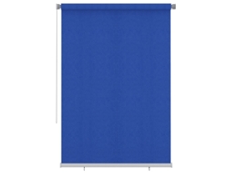 Vidaxl Estore De Rolo Para Exterior 165 (l) X 230 (a) Cm Azul Hdpe