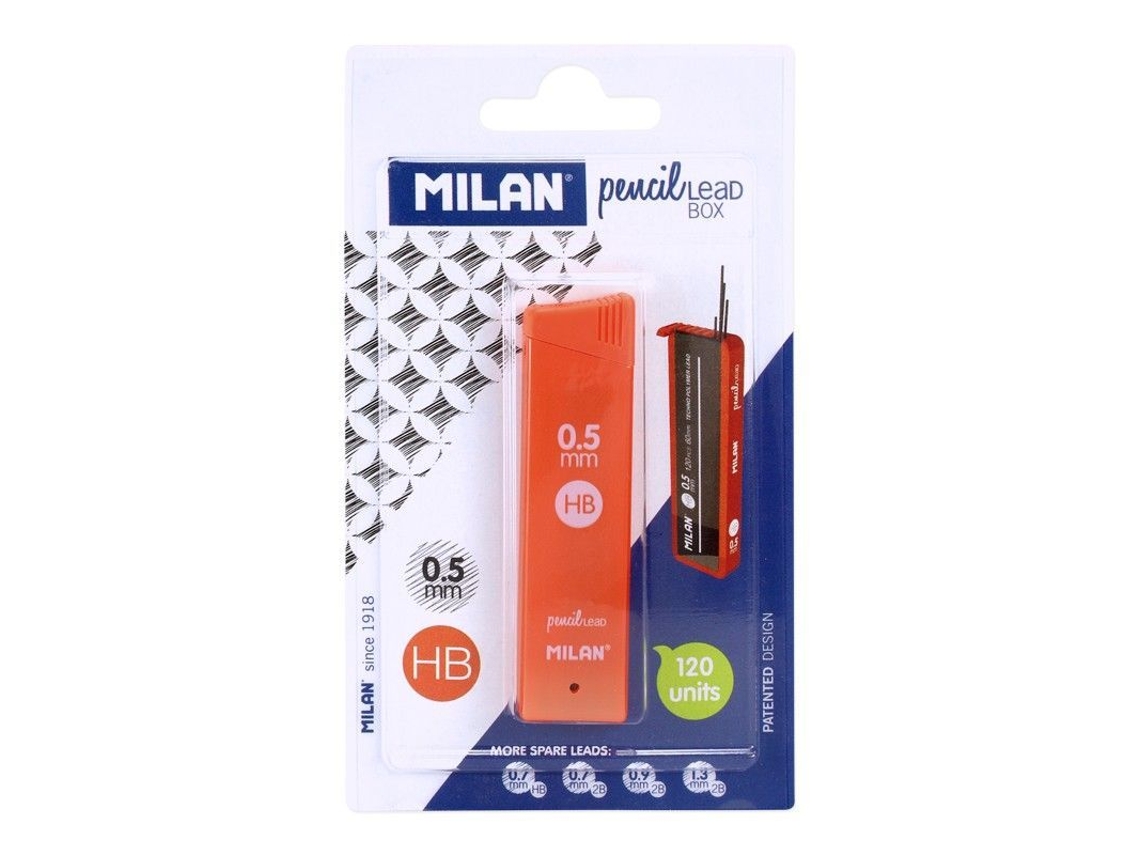 Caixa MILAN Blister com 120 Pontas de Grafite 0,5Mm Hb