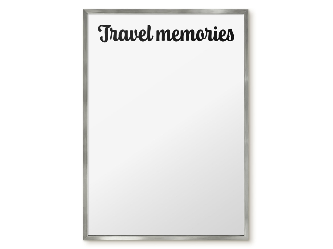 Magnetic Wall Board Travel Memories For The Office Espelharte (50x70 Cm)