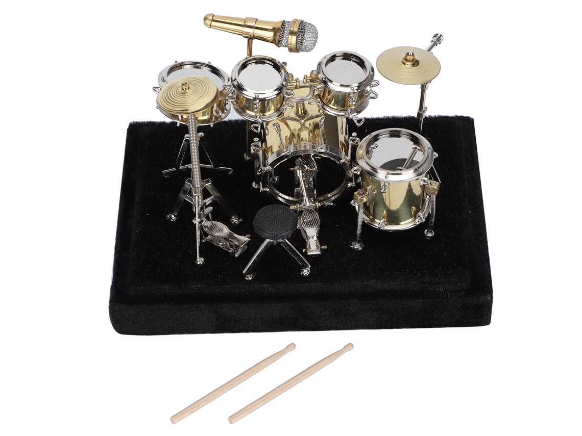 Mini Bateria Modelo Casa Instrumento Decoração Presente Formatura