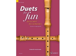 Livro Duets for fun Descant Recorder de Elisabeth Kretschmann (Inglês)
