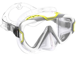 Máscara MARES Má Cara Pure Wire Amarelo Clear