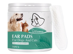 Lenços de Limpeza Ouvido Cães Gatos