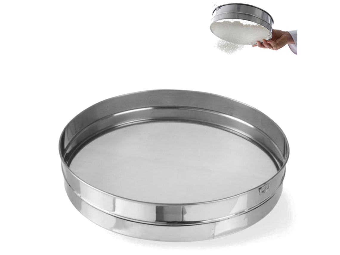Peneira de aço densa para peneirar farinha Hendi 637838, diâmetro 407 mm