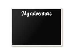Magnetic Wall Board My Adventure For The Office Espelharte (80x60 Cm)