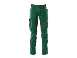 Calças Grandes Com Bolsos Para Joelheiras Accelerate 18579 Verde 60 / 32 MASCOT