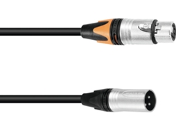 Cabo PSSO Dmx Xlr 3Pin/5Pin 0.3 m Bk