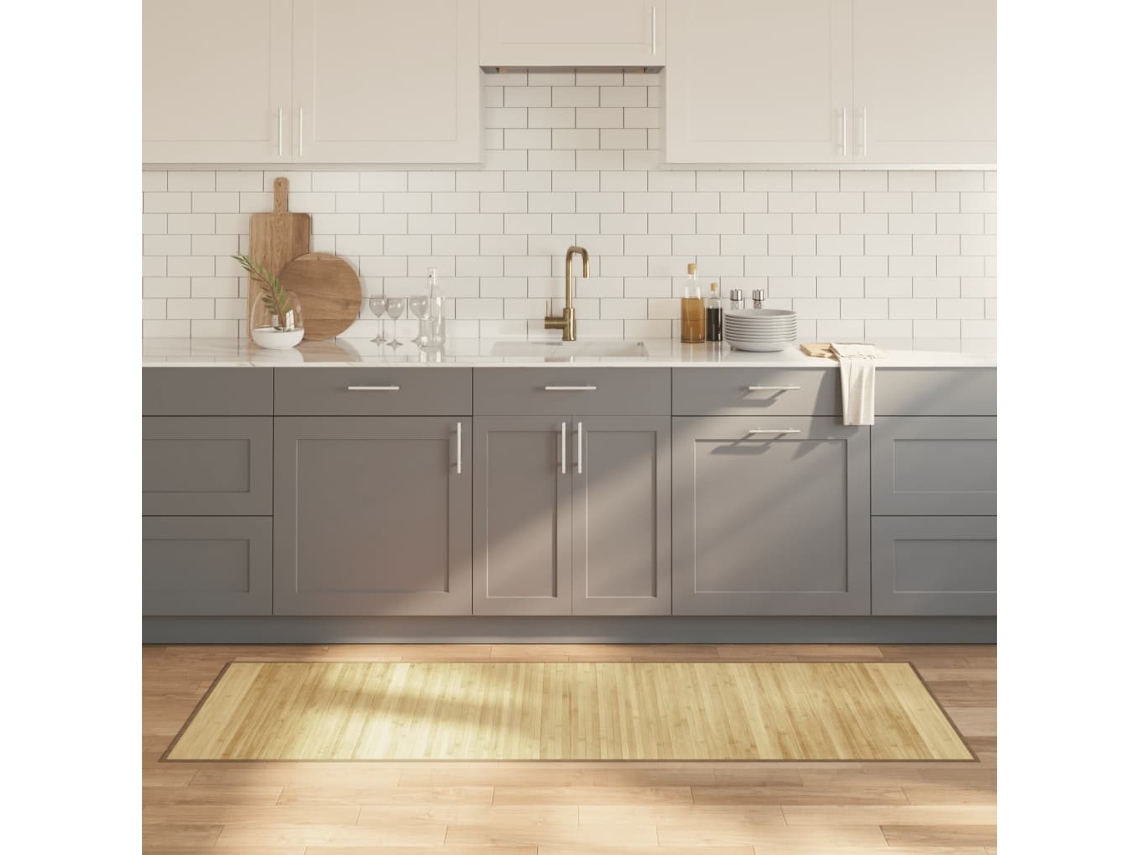 Vidaxl Tapete Retangular 70x200 Cm Bambu Cor Natural Clara