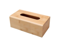 Caixa De Lenços De Bambu, Caixa De Lenços De Bambu, Caixa De Lenços De Bambu Com Fundo Removível Aquaforge